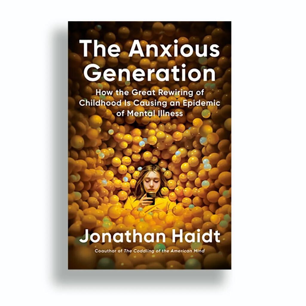 Explore the rise of anxiety in today's youth with 'The Anxious Generation' by Jonathan Haidt